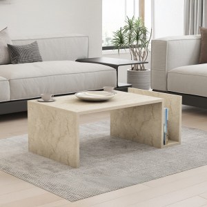 pak-120-000506-1 ΤΡΑΠΕΖΙ ΣΑΛΟΝΙΟΥ POKO PAKOWORLD ΣΕ ΟΨΗ ΤΡΑΒΕΡΤΙΝΑΣ 86.8X50X32,4ΕΚ