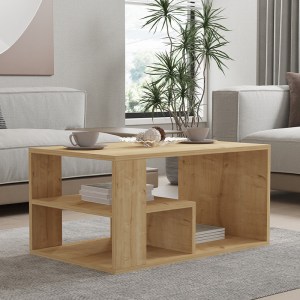 pak-120-000510-1 ΤΡΑΠΕΖΙ ΣΑΛΟΝΙΟΥ SOBU PAKOWORLD ΣΕ OAK ΑΠΟΧΡΩΣΗ 80X50X40ΕΚ