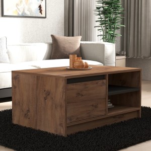 pak-120-000511-1 ΤΡΑΠΕΖΙ ΣΑΛΟΝΙΟΥ NARLI PAKOWORLD ΣΕ SONOMA ΑΠΟΧΡΩΣΗ 90X60X45ΕΚ