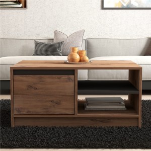 pak-120-000511-3 ΤΡΑΠΕΖΙ ΣΑΛΟΝΙΟΥ NARLI PAKOWORLD ΣΕ SONOMA ΑΠΟΧΡΩΣΗ 90X60X45ΕΚ