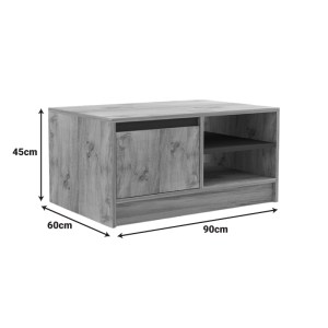 pak-120-000511-5 ΤΡΑΠΕΖΙ ΣΑΛΟΝΙΟΥ NARLI PAKOWORLD ΣΕ SONOMA ΑΠΟΧΡΩΣΗ 90X60X45ΕΚ