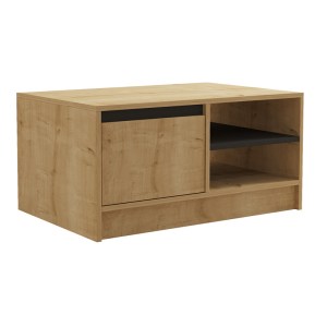 pak-120-000512 ΤΡΑΠΕΖΙ ΣΑΛΟΝΙΟΥ NARLI PAKOWORLD ΣΕ OAK ΑΠΟΧΡΩΣΗ 90X60X45ΕΚ