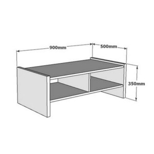 pak-120-000513-5 ΤΡΑΠΕΖΙ ΣΑΛΟΝΙΟΥ TIENA PAKOWORLD ΣΕ OAK ΑΠΟΧΡΩΣΗ 90X50X35ΕΚ