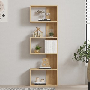 pak-120-000522-2 ΒΙΒΛΙΟΘΗΚΗ CASCADE PAKOWORLD ΣΕ OAK ΑΠΟΧΡΩΣΗ 51.8X22X150ΕΚ