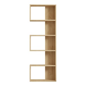pak-120-000522-4 ΒΙΒΛΙΟΘΗΚΗ CASCADE PAKOWORLD ΣΕ OAK ΑΠΟΧΡΩΣΗ 51.8X22X150ΕΚ