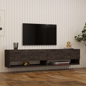 pak-120-000529-1 ΕΠΙΠΛΟ ΤΗΛΕΟΡΑΣΗΣ ΕΠΙΤΟΙΧΙΟ MELOSA PAKOWORLD ΣΕ ΣΚΟΥΡΟ ΚΑΡΥΔΙ ΑΠΟΧΡΩΣΗ 141X30X31ΕΚ