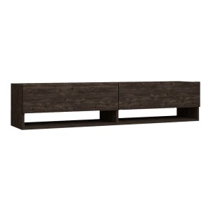 pak-120-000529 ΕΠΙΠΛΟ ΤΗΛΕΟΡΑΣΗΣ ΕΠΙΤΟΙΧΙΟ MELOSA PAKOWORLD ΣΕ ΣΚΟΥΡΟ ΚΑΡΥΔΙ ΑΠΟΧΡΩΣΗ 141X30X31ΕΚ