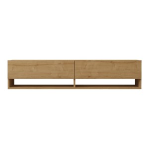 pak-120-000530-3 ΕΠΙΠΛΟ ΤΗΛΕΟΡΑΣΗΣ ΕΠΙΤΟΙΧΙΟ MELOSA PAKOWORLD ΣΕ OAK ΑΠΟΧΡΩΣΗ 141X30X31ΕΚ