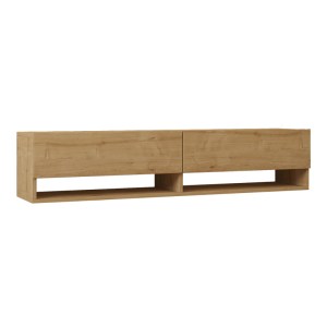 pak-120-000530 ΕΠΙΠΛΟ ΤΗΛΕΟΡΑΣΗΣ ΕΠΙΤΟΙΧΙΟ MELOSA PAKOWORLD ΣΕ OAK ΑΠΟΧΡΩΣΗ 141X30X31ΕΚ