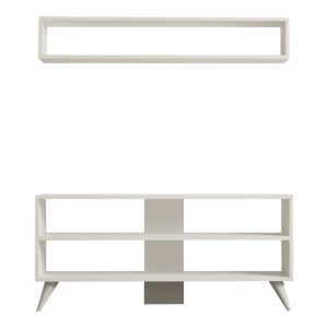 pak-120-000534-4 ΣΥΝΘΕΤΟ ΣΑΛΟΝΙΟΥ PRESTIGE PAKOWORLD ΣΕ ΛΕΥΚΗ ΑΠΟΧΡΩΣΗ 120X29,6X50ΕΚ