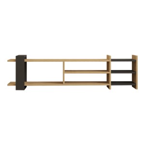 pak-120-000539-4 ΕΠΙΠΛΟ ΤΗΛΕΟΡΑΣΗΣ RINIA PAKOWORLD ΣΕ OAK-ΑΝΘΡΑΚΙ ΑΠΟΧΡΩΣΗ 153,60X26X40ΕΚ