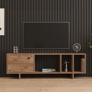 pak-120-000540-2 ΕΠΙΠΛΟ ΤΗΛΕΟΡΑΣΗΣ MUEBLE PAKOWORLD ΣΕ SONOMA ΑΠΟΧΡΩΣΗ 140X29X45ΕΚ