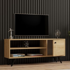 pak-120-000542-2 ΕΠΙΠΛΟ ΤΗΛΕΟΡΑΣΗΣ WISON PAKOWORLD ΣΕ OAK ΑΠΟΧΡΩΣΗ 120X29X50ΕΚ