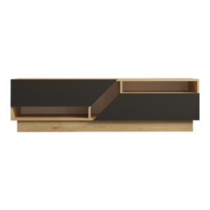 pak-120-000544-4 ΕΠΙΠΛΟ ΤΗΛΕΟΡΑΣΗΣ COGO PAKOWORLD ΣΕ OAK- ΑΝΘΡΑΚΙ ΑΠΟΧΡΩΣΗ 160X40X45ΕΚ