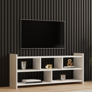pak-120-000550-1 ΕΠΙΠΛΟ ΤΗΛΕΟΡΑΣΗΣ KAPRI PAKOWORLD ΣΕ ΛΕΥΚΗ ΑΠΟΧΡΩΣΗ 120X28X55ΕΚ