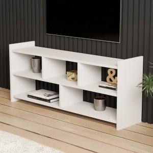 pak-120-000550-2 ΕΠΙΠΛΟ ΤΗΛΕΟΡΑΣΗΣ KAPRI PAKOWORLD ΣΕ ΛΕΥΚΗ ΑΠΟΧΡΩΣΗ 120X28X55ΕΚ