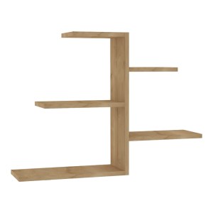 pak-120-000568 ΡΑΦΙΕΡΑ ΤΟΙΧΟΥ CALLUM PAKOWORLD ΣΕ OAK ΑΠΟΧΡΩΣΗ 82.2X19,6X48ΕΚ