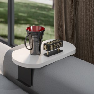 pak-120-000576-1 ΒΟΗΘΗΤΙΚΟ ΤΡΑΠΕΖΑΚΙ LINEA PAKOWORLD ΣΕ ΛΕΥΚΗ ΑΠΟΧΡΩΣΗ ΜΕ ΜΑΥΡΑ ΜΕΤΑΛΛΙΚΑ ΠΟΔΙΑ 20X35X10ΕΚ