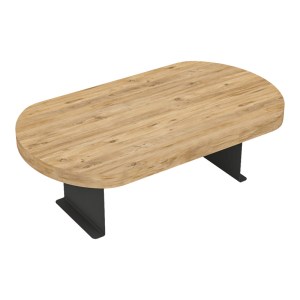 pak-120-000578 ΒΟΗΘΗΤΙΚΟ ΤΡΑΠΕΖΑΚΙ LINEA PAKOWORLD ΣΕ SONOMA ΜΕ ΜΑΥΡΑ ΜΕΤΑΛΛΙΚΑ ΠΟΔΙΑ 20X35X10ΕΚ