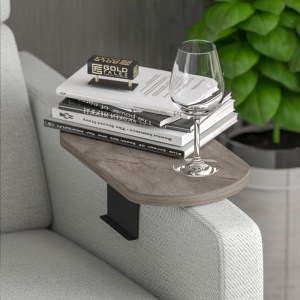 pak-120-000580-1 ΒΟΗΘΗΤΙΚΟ ΤΡΑΠΕΖΑΚΙ LINEA PAKOWORLD ΣΕ ΑΝΘΡΑΚΙ ΟΨΗ ΜΑΡΜΑΡΟΥ  ΜΕ ΜΑΥΡΑ ΜΕΤΑΛΛΙΚΑ ΠΟΔΙΑ 20X35X10ΕΚ