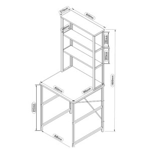 pak-120-000598-2 ΕΠΙΠΛΟ ΠΛΥΝΤΗΡΙΟΥ KYLIE PAKOWORLD ΜΕΤΑΛΛΟ ΜΑΥΡΟ ΣΕ ΑΝΘΡΑΚΙ ΑΠΟΧΡΩΣΗ 60X60X180ΕΚ
