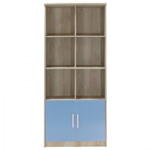 pak-123-000082-2 ΒΙΒΛΙΟΘΗΚΗ ΠΑΙΔΙΚΗ ΣΥΝΘΕΤΗ LOONEY ΧΡΩΜΑ CASTILLO-ΜΠΛΕ 80,5X36,5X183,5ΕΚ