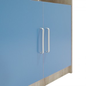 pak-123-000082-4 ΒΙΒΛΙΟΘΗΚΗ ΠΑΙΔΙΚΗ ΣΥΝΘΕΤΗ LOONEY ΧΡΩΜΑ CASTILLO-ΜΠΛΕ 80,5X36,5X183,5ΕΚ