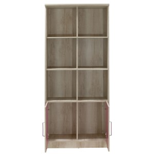 pak-123-000083-3 ΒΙΒΛΙΟΘΗΚΗ ΠΑΙΔΙΚΗ ΣΥΝΘΕΤΗ LOONEY ΧΡΩΜΑ CASTILLO-ΡΟΖ 80,5X36,5X183,5ΕΚ