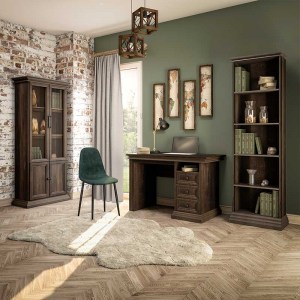 pak-123-000126-1 ΒΙΒΛΙΟΘΗΚΗ MOZART ΧΡΩΜΑ ΚΑΡΥΔΙ 60X34,5X202,5ΕΚ