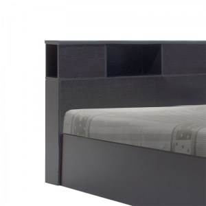 pak-123-000205-1 ΚΡΕΒΑΤΙ ΜΟΝΟ OLYMPUS PAKOWORLD ΣΕ ΧΡΩΜΑ WENGE 120X200ΕΚ