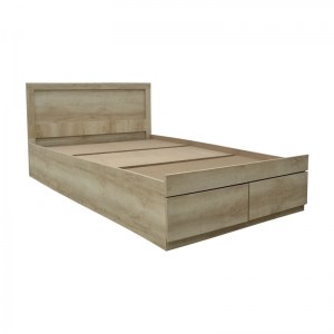 pak-123-000207-1 ΚΡΕΒΑΤΙ ΜΟΝΟ NALOS PAKOWORLD ΜΕ ΣΥΡΤΑΡΙ CASTILLO-OAK 100X200ΕΚ