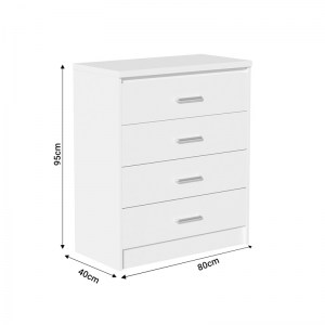 pak-123-000209-3 ΣΥΡΤΑΡΙΕΡΑ OLYMPUS PAKOWORLD ΜΕ 4 ΣΥΡΤΑΡΙΑ ΧΡΩΜΑ ΛΕΥΚΟ 80X40X95ΕΚ
