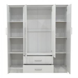 pak-123-000214-2 ΝΤΟΥΛΑΠΑ ΡΟΥΧΩΝ ΤΕΤΡΑΦΥΛΛΗ OLYMPUS PAKOWORLD ΛΕΥΚΟ 159X57X183ΕΚ