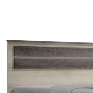 pak-123-000215-1 ΚΡΕΒΑΤΙ ΔΙΠΛΟ OLYMPUS PAKOWORLD ΣΕ ΧΡΩΜΑ CASTILO OAK 140X200ΕΚ