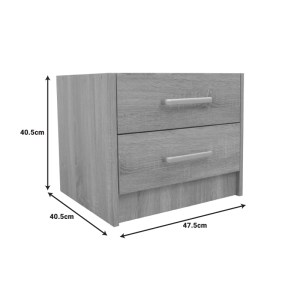 pak-123-000229-4 ΚΟΜΟΔΙΝΟ OLYMPUS PAKOWORLD ΜΕ 2 ΣΥΡΤΑΡΙΑ ΣΕ ΦΥΣΙΚΗ ΑΠΟΧΡΩΣΗ 47.5X40.5X40.5ΕΚ