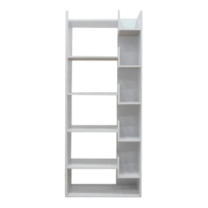 pak-123-000240-2 ΒΙΒΛΙΟΘΗΚΗ NAYA PAKOWORLD ΣΕ ΛΕΥΚΗ ΑΠΟΧΡΩΣΗ 72X30X182.5ΕΚ
