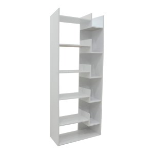 pak-123-000240 ΒΙΒΛΙΟΘΗΚΗ NAYA PAKOWORLD ΣΕ ΛΕΥΚΗ ΑΠΟΧΡΩΣΗ 72X30X182.5ΕΚ