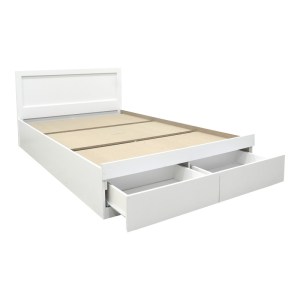 pak-123-000243-3 ΚΡΕΒΑΤΙ OLYMPUS PAKOWORLD ΜΕ ΣΥΡΤΑΡΙ ΣΕ ΛΕΥΚΗ ΑΠΟΧΡΩΣΗ 100X200ΕΚ