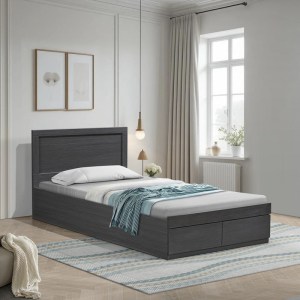 pak-123-000244-1 ΚΡΕΒΑΤΙ OLYMPUS PAKOWORLD ΜΕ ΣΥΡΤΑΡΙ ΣΕ WENGE ΑΠΟΧΡΩΣΗ 100X200ΕΚ