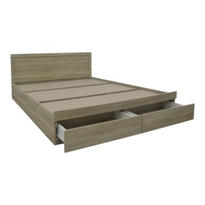 pak-123-000248-3 ΚΡΕΒΑΤΙ OLYMPUS PAKOWORLD ΜΕ ΣΥΡΤΑΡΙ ΣΕ ΦΥΣΙΚΗ ΑΠΟΧΡΩΣΗ 160X200ΕΚ