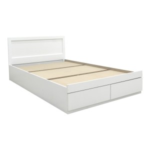 pak-123-000249-2 ΚΡΕΒΑΤΙ OLYMPUS PAKOWORLD ΜΕ ΣΥΡΤΑΡΙ ΣΕ ΛΕΥΚΗ ΑΠΟΧΡΩΣΗ 160X200ΕΚ