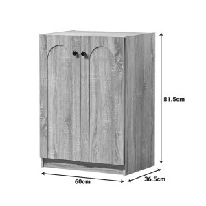 pak-123-000263-4 ΠΑΠΟΥΤΣΟΘΗΚΗ-ΝΤΟΥΛΑΠΙ AMBERA PAKOWORLD ΣΕ SONOMA ΑΠΟΧΡΩΣΗ 60X36.5X81.5ΕΚ