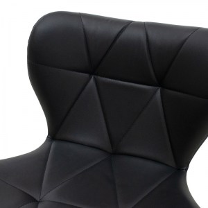 pak-127-000089-4 ΣΚΑΜΠΟ ΜΠΑΡ COOZY PAKOWORLD ΠΤΥΣΣΟΜΕΝΟ ΜΕΤΑΛΛΙΚΟ ΜΑΥΡΟ ΜΑΤ ΜΕ PU ΧΡΩΜΑ ΜΑΥΡΟ