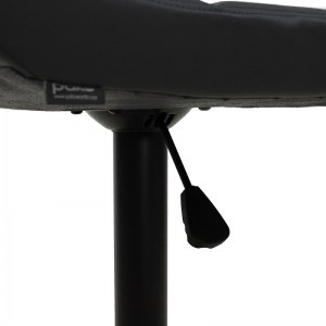 pak-127-000089-6 ΣΚΑΜΠΟ ΜΠΑΡ COOZY PAKOWORLD ΠΤΥΣΣΟΜΕΝΟ ΜΕΤΑΛΛΙΚΟ ΜΑΥΡΟ ΜΑΤ ΜΕ PU ΧΡΩΜΑ ΜΑΥΡΟ