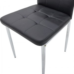 pak-127-000109-5 ΚΑΡΕΚΛΑ CUBE PAKOWORLD PU ΜΑΥΡΟ-ΠΟΔΙ ΧΡΩΜΙΟΥ