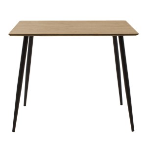pak-127-000137-1 ΤΡΑΠΕΖΙ CUBA PAKOWORLD MDF SONOMA-ΜΑΥΡΟ 70X70X75ΕΚ