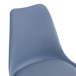 pak-127-000186-5 ΚΑΡΕΚΛΑ ΓΡΑΦΕΙΟΥ ΕΡΓΑΣΙΑΣ GASTON II PAKOWORLD PP-PU ΣΕ ΑΠΟΧΡΩΣΗ ΑΝΟΙΧΤΟ ΜΠΛΕ 48X57X80-93ΕΚ
