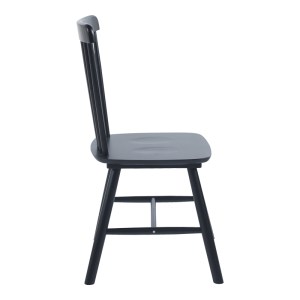 pak-128-000034-3 ΚΑΡΕΚΛΑ MELIA PAKOWORLD RUBBERWOOD ΣΕ ΜΑΥΡΗ ΑΠΟΧΡΩΣΗ 45X51X87ΕΚ