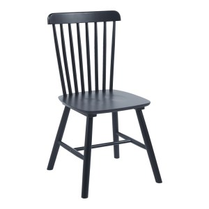 pak-128-000034 ΚΑΡΕΚΛΑ MELIA PAKOWORLD RUBBERWOOD ΣΕ ΜΑΥΡΗ ΑΠΟΧΡΩΣΗ 45X51X87ΕΚ