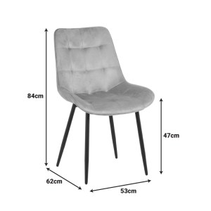 pak-128-000046-6 ΚΑΡΕΚΛΑ BERNE PAKOWORLD ΒΕΛΟΥΔΟ ΣΕ ΑΝΘΡΑΚΙ ΑΠΟΧΡΩΣΗ 53X62X84ΕΚ